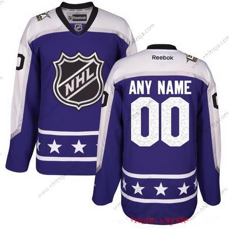 2017 NHL All-Star Game Skräddarsydda Central Division Reebok Lila Stitched Hockey Tröjor