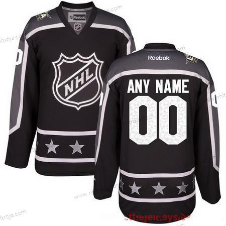 2017 NHL All-Star Game Skräddarsydda Pacific Division Reebok Svart Stitched Hockey Tröjor