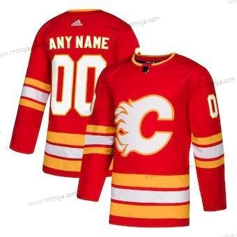 Adidas Barn Calgary Flames Skräddarsydda Röd Alternativ Autentisk Tröjor