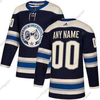 Adidas Barn Columbus Blue Jackets Skräddarsydda Marin Autentisk Alternativ Tröjor