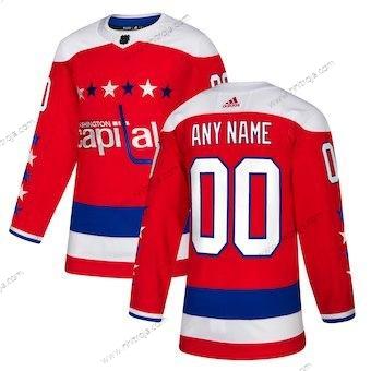 Adidas Barn Washington Capitals Skräddarsydda Röd Alternativ Autentisk Tröjor