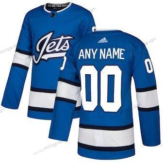 Adidas Barn Winnipeg Jets Skräddarsydda Blå Alternativ Autentisk Tröjor