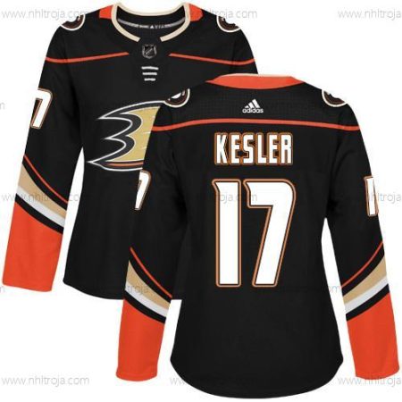 Adidas Dam Anaheim Ducks #17 Ryan Kesler Svart Autentisk Stitched NHL Hemma Tröjor