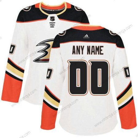 Adidas Dam Anaheim Ducks Skräddarsydda Vit Autentisk Tröjor