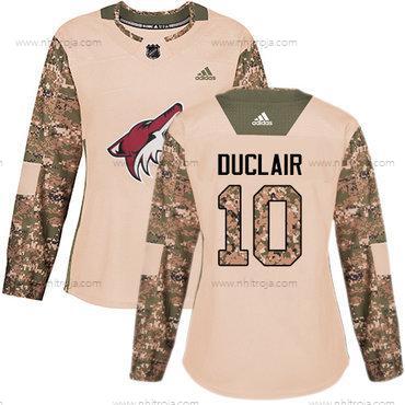 Adidas Dam Arizona Coyotes #10 Anthony Duclair Camo Autentisk 2017 Veterans Day Stitched NHL Tröjor