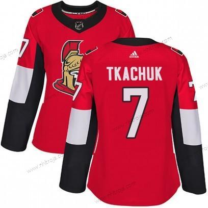 Adidas Dam Autentisk Ottawa Senators #7 Brady Tkachuk Röd Hemma Tröjor