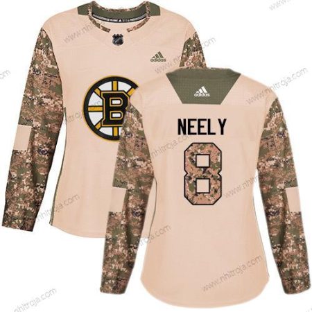 Adidas Dam Boston Bruins #8 Cam Neely Camo Autentisk 2017 Veterans Day Stitched NHL Tröjor