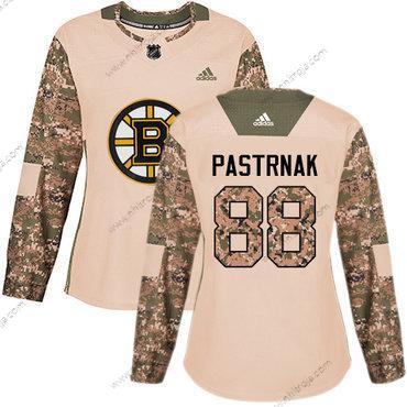 Adidas Dam Boston Bruins #88 David Pastrnak Camo Autentisk 2017 Veterans Day Stitched NHL Tröjor