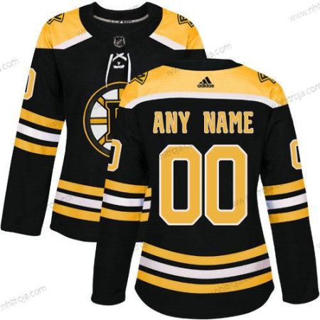 Adidas Dam Boston Bruins Skräddarsydda Svart Autentisk NHL Hemma Tröjor