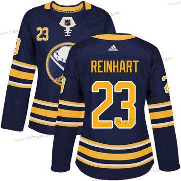 Adidas Dam Buffalo Sabres #23 Sam Reinhart Marin Blå Autentisk Stitched NHL Hemma Tröjor