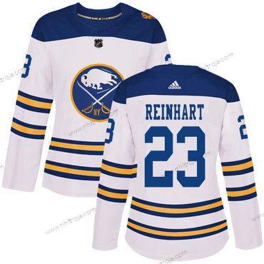 Adidas Dam Buffalo Sabres #23 Sam Reinhart Vit Autentisk 2018 Vinter Klassisk Stitched NHL Tröjor