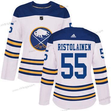 Adidas Dam Buffalo Sabres #55 Rasmus Ristolainen Vit Autentisk 2018 Vinter Klassisk Stitched NHL Tröjor