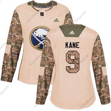 Adidas Dam Buffalo Sabres #9 Evander Kane Camo Autentisk 2017 Veterans Day Stitched NHL Tröjor