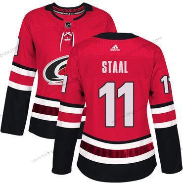 Adidas Dam Carolina Hurricanes #11 Jordan Staal Röd Autentisk Stitched NHL Hemma Tröjor