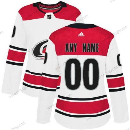 Adidas Dam Carolina Hurricanes Skräddarsydda NHL Autentisk Vit Tröjor