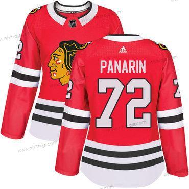 Adidas Dam Chicago Blackhawks #72 Artemi Panarin Röd Autentisk Stitched NHL Hemma Tröjor