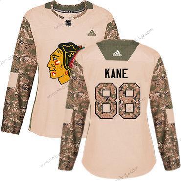 Adidas Dam Chicago Blackhawks #88 Patrick Kane Camo Autentisk 2017 Veterans Day Stitched NHL Tröjor