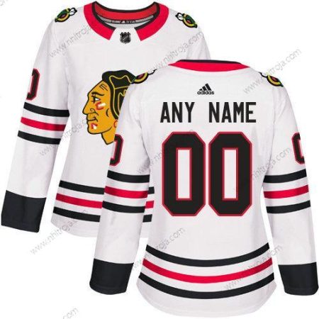 Adidas Dam Chicago Blackhawks Skräddarsydda NHL Autentisk Vit Tröjor