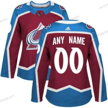 Adidas Dam Colorado Avalanche Skräddarsydda Autentisk Röd NHL Hemma Tröjor