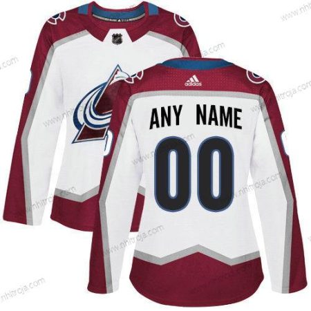 Adidas Dam Colorado Avalanche Skräddarsydda NHL Autentisk Vit Tröjor