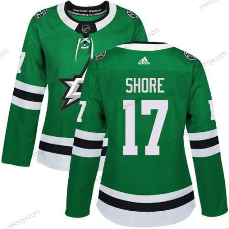 Adidas Dam Dallas Stars #17 Devin Shore Grön Autentisk Stitched NHL Hemma Tröjor