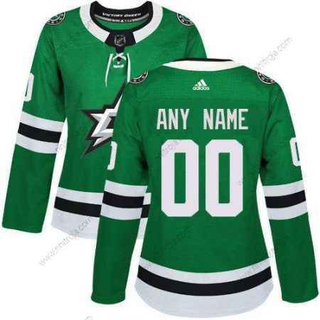 Adidas Dam Dallas Stars Skräddarsydda Autentisk Grön NHL Hemma Tröjor