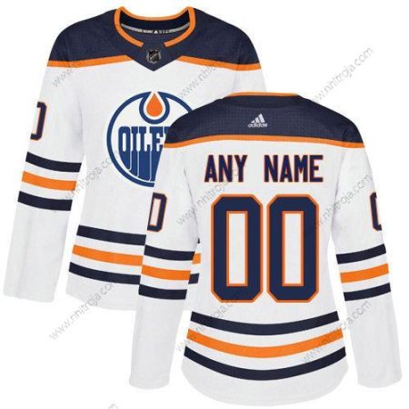 Adidas Dam Edmonton Oilers Skräddarsydda NHL Autentisk Vit Tröjor