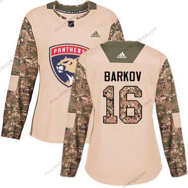 Adidas Dam Florida Panthers #16 Aleksander Barkov Camo Autentisk 2017 Veterans Day Stitched NHL Tröjor