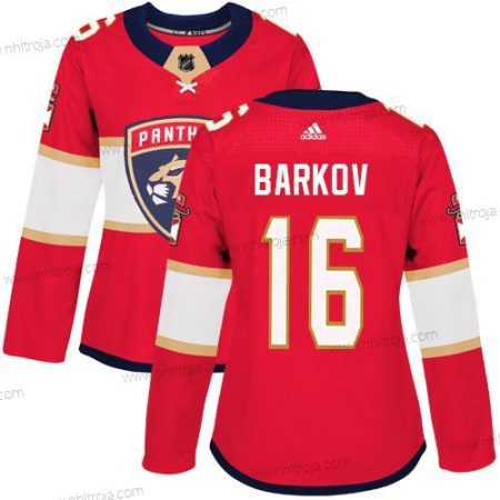 Adidas Dam Florida Panthers #16 Aleksander Barkov Röd Autentisk Stitched NHL Hemma Tröjor