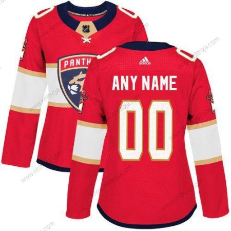 Adidas Dam Florida Panthers Skräddarsydda Autentisk Röd NHL Hemma Tröjor