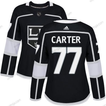 Adidas Dam Los Angeles Kings #77 Jeff Carter Svart Autentisk Stitched NHL Hemma Tröjor