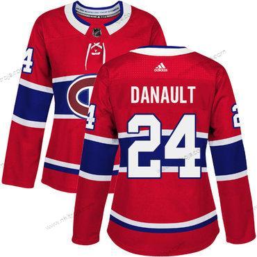 Adidas Dam Montreal Canadiens #24 Phillip Danault Röd Autentisk Stitched NHL Hemma Tröjor