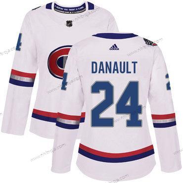 Adidas Dam Montreal Canadiens #24 Phillip Danault Vit Autentisk 2017 100 Klassisk Stitched NHL Tröjor