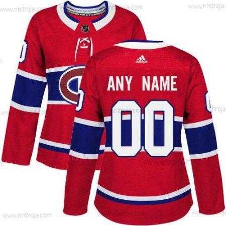 Adidas Dam Montreal Canadiens Skräddarsydda Autentisk Röd NHL Hemma Tröjor