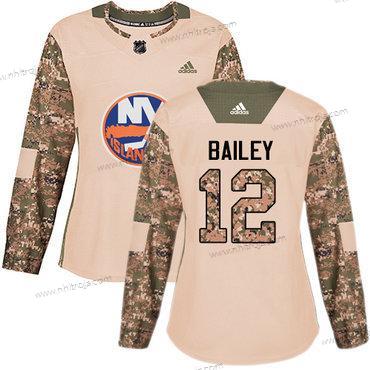 Adidas Dam New York Islanders #12 Josh Bailey Camo Autentisk 2017 Veterans Day Stitched NHL Tröjor