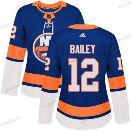 Adidas Dam New York Islanders #12 Josh Bailey Royal Blå Autentisk Stitched NHL Hemma Tröjor