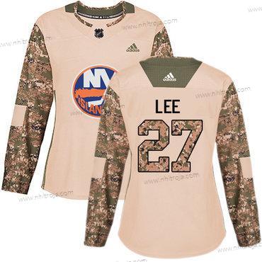 Adidas Dam New York Islanders #27 Anders Lee Camo Autentisk 2017 Veterans Day Stitched NHL Tröjor