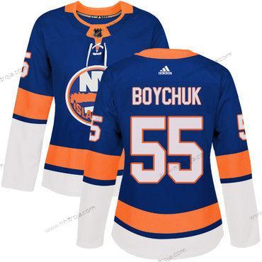 Adidas Dam New York Islanders #55 Johnny Boychuk Royal Blå Autentisk Stitched NHL Hemma Tröjor