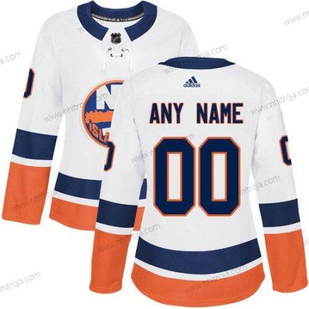 Adidas Dam New York Islanders Skräddarsydda NHL Autentisk Vit Tröjor