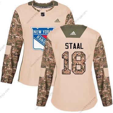 Adidas Dam New York Rangers #18 Marc Staal Camo Autentisk 2017 Veterans Day Stitched NHL Tröjor