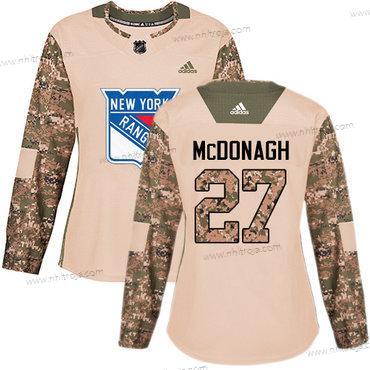 Adidas Dam New York Rangers #27 Ryan Mcdonagh Camo Autentisk 2017 Veterans Day Stitched NHL Tröjor