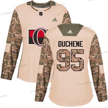 Adidas Dam Ottawa Senators #95 Matt Duchene Camo Autentisk 2017 Veterans Day Stitched NHL Tröjor