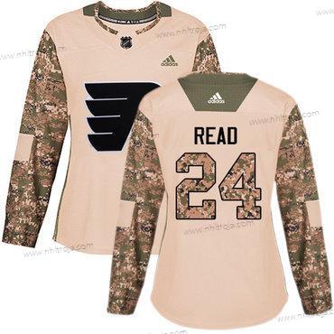 Adidas Dam Philadelphia Flyers #24 Matt Read Camo Autentisk 2017 Veterans Day Stitched NHL Tröjor