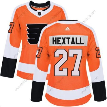 Adidas Dam Philadelphia Flyers #27 Ron Hextall Orange Autentisk Stitched NHL Hemma Tröjor