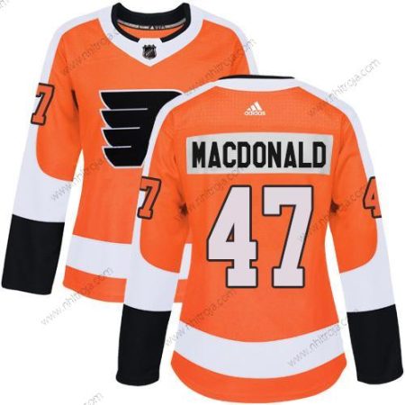 Adidas Dam Philadelphia Flyers #47 Andrew Macdonald Orange Autentisk Stitched NHL Hemma Tröjor