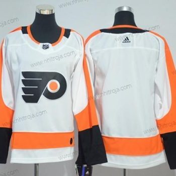 Adidas Dam Philadelphia Flyers Blank Vit Road Autentisk Stitched NHL Tröjor