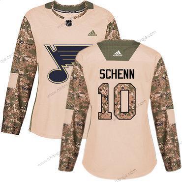 Adidas Dam St. Louis Blues #10 Brayden Schenn Camo Autentisk 2017 Veterans Day Stitched NHL Tröjor