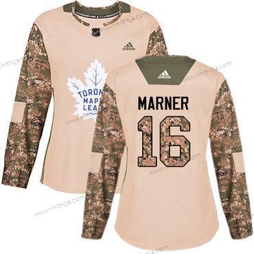 Adidas Dam Toronto Maple Leafs #16 Mitchell Marner Camo Autentisk 2017 Veterans Day Stitched NHL Tröjor