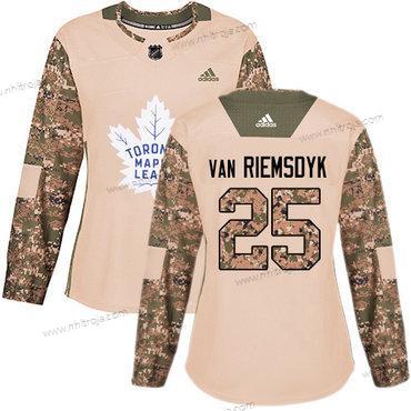 Adidas Dam Toronto Maple Leafs #25 James Van Riemsdyk Camo Autentisk 2017 Veterans Day Stitched NHL Tröjor