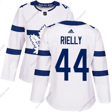 Adidas Dam Toronto Maple Leafs #44 Morgan Rielly Vit Autentisk 2018 Stadium Series Stitched NHL Tröjor